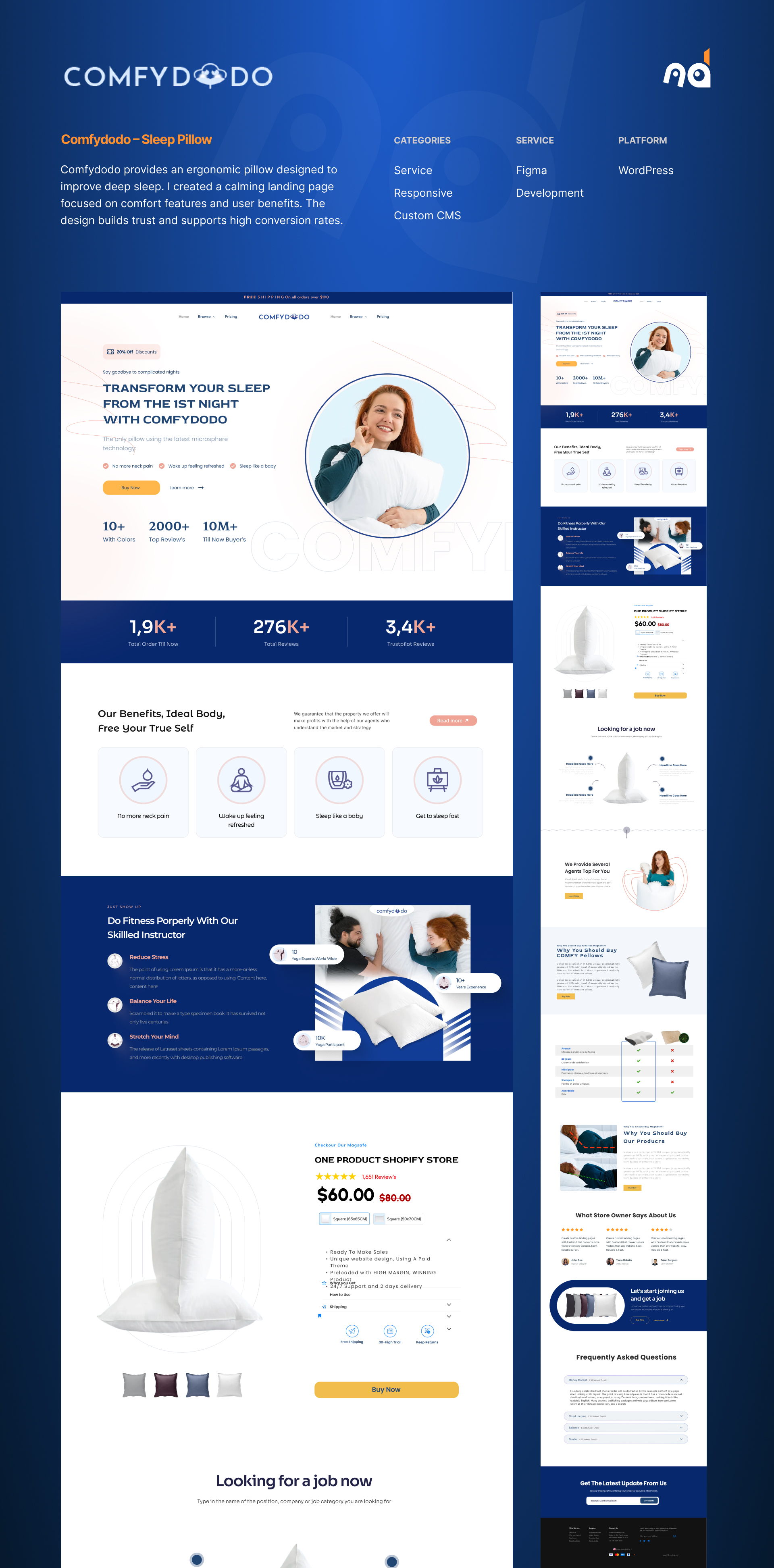 Comfydodo — Ergonomic Sleep Pillow