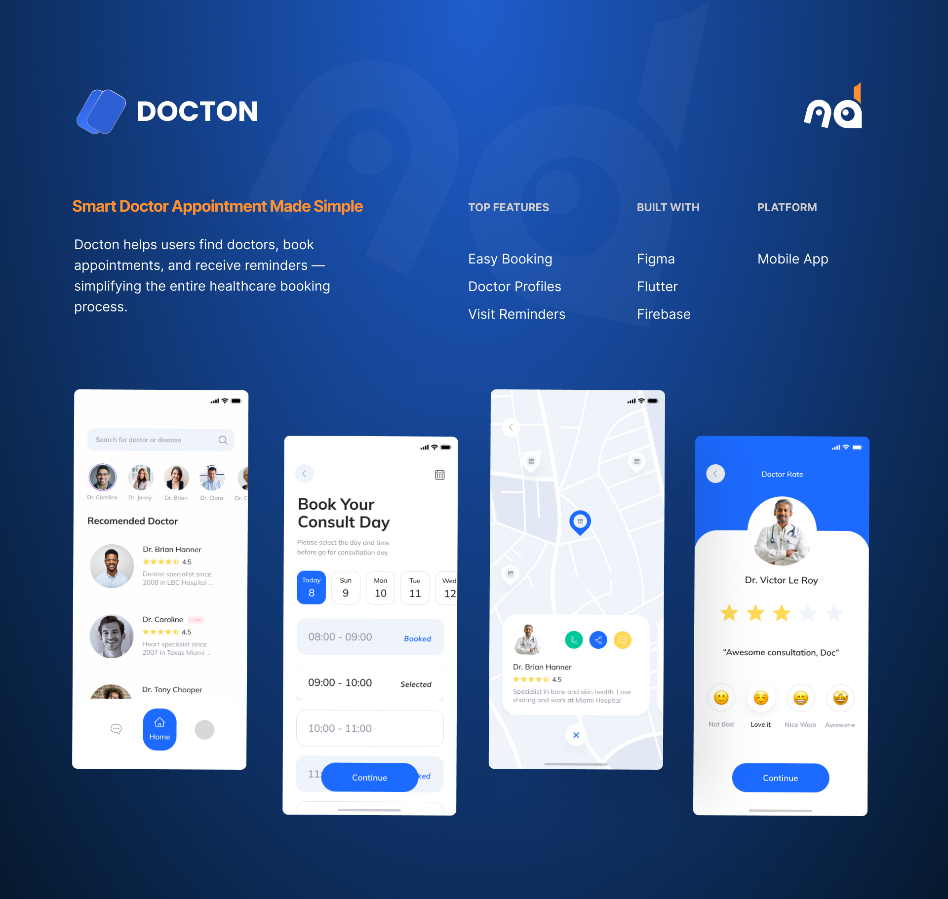 Docton — Smart Doctor Appointment Booking