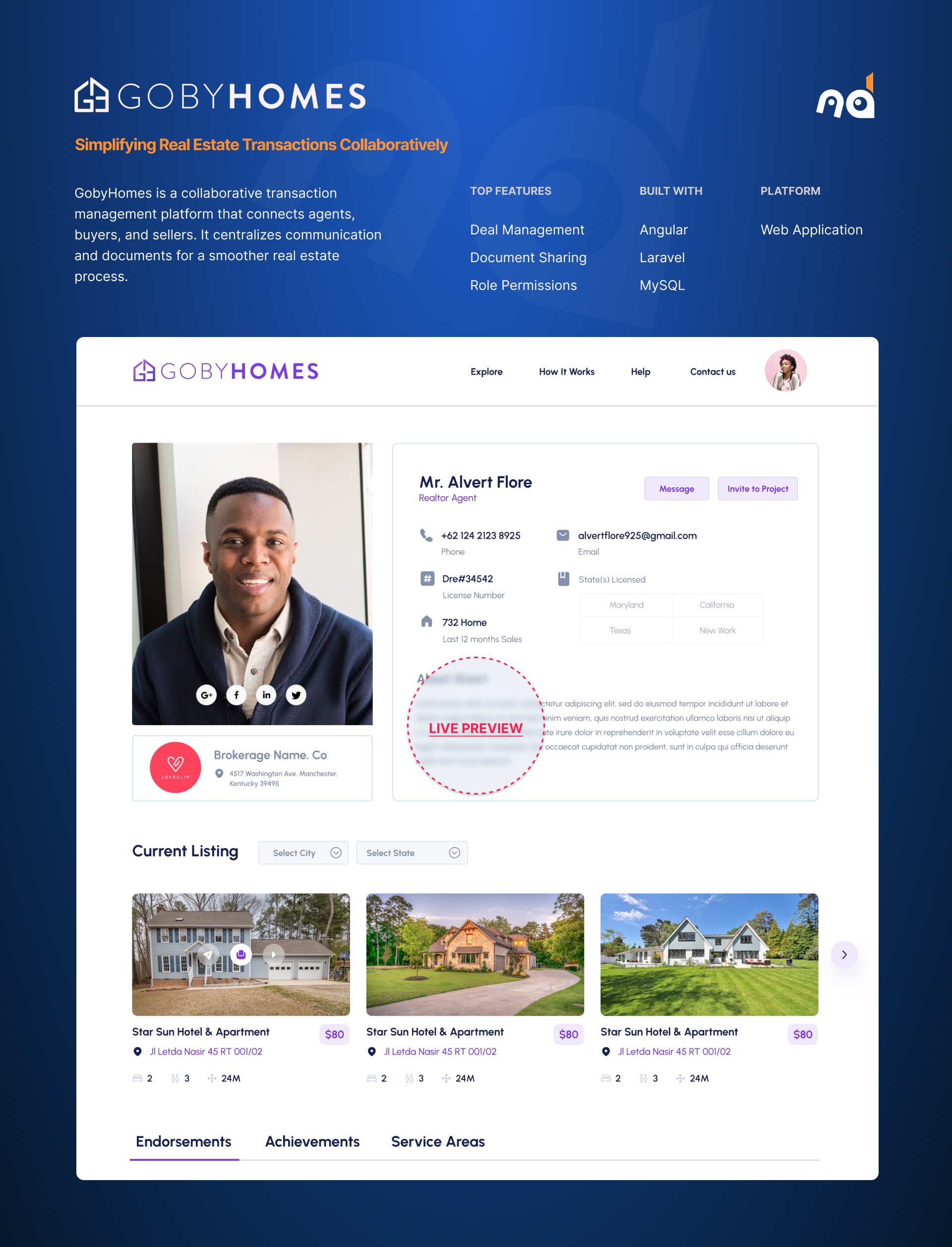 GobyHomes — Real Estate Transactions Collaboratively