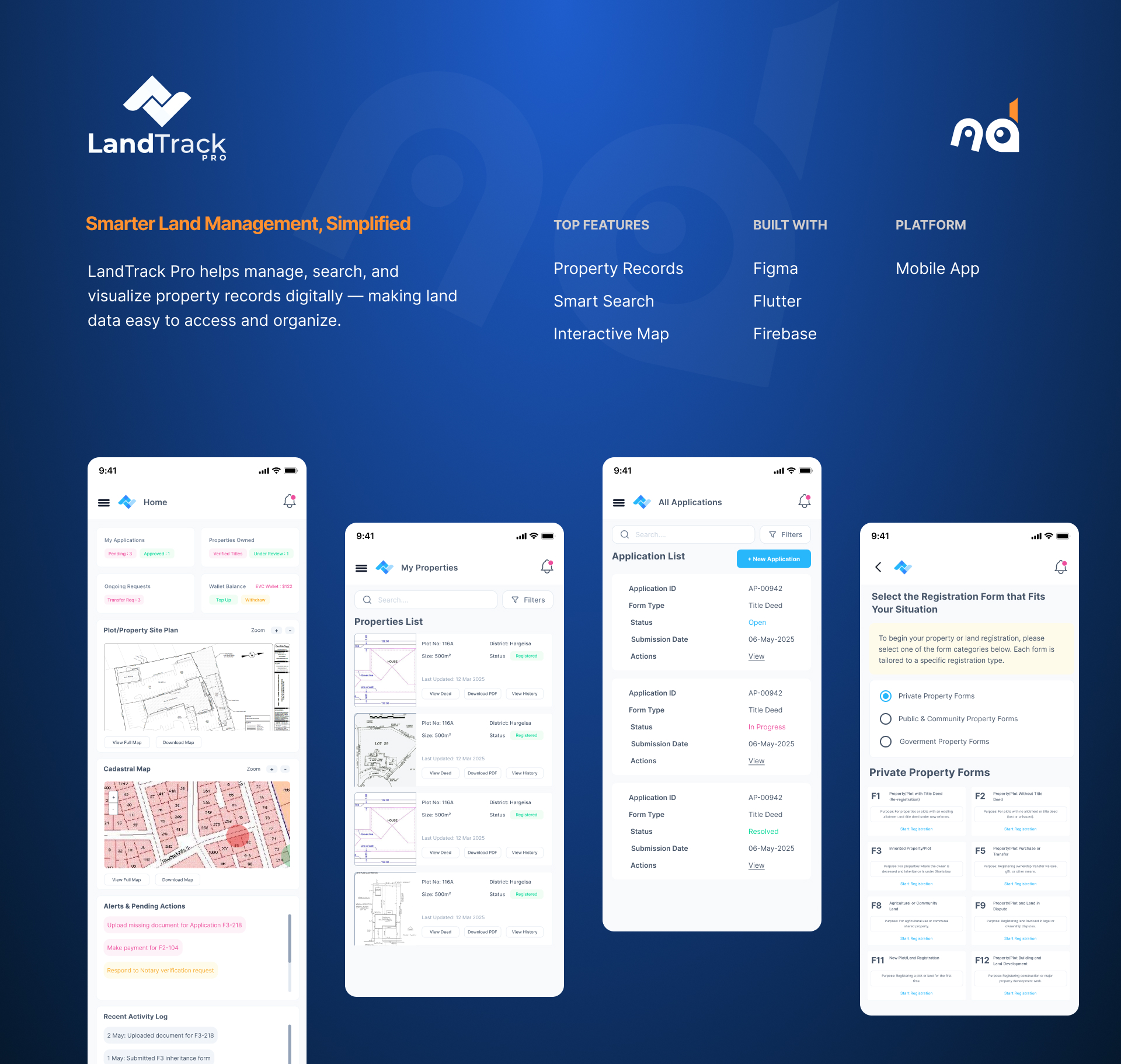 LandTrack Pro Mobile — Smarter Land Management