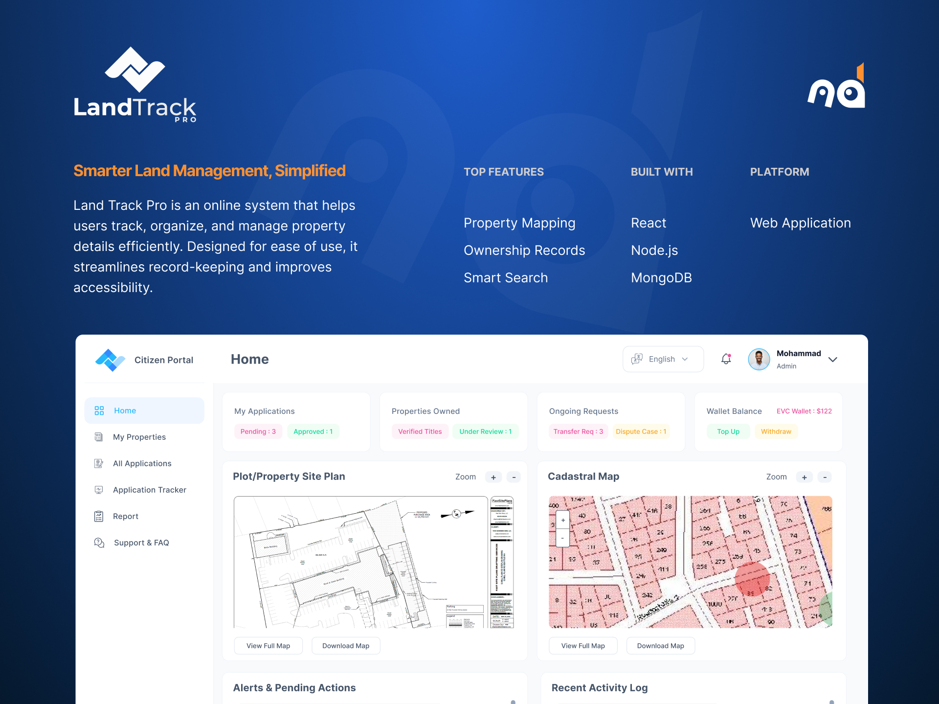 LandTrack Pro — Smarter Land Management, Simplified
