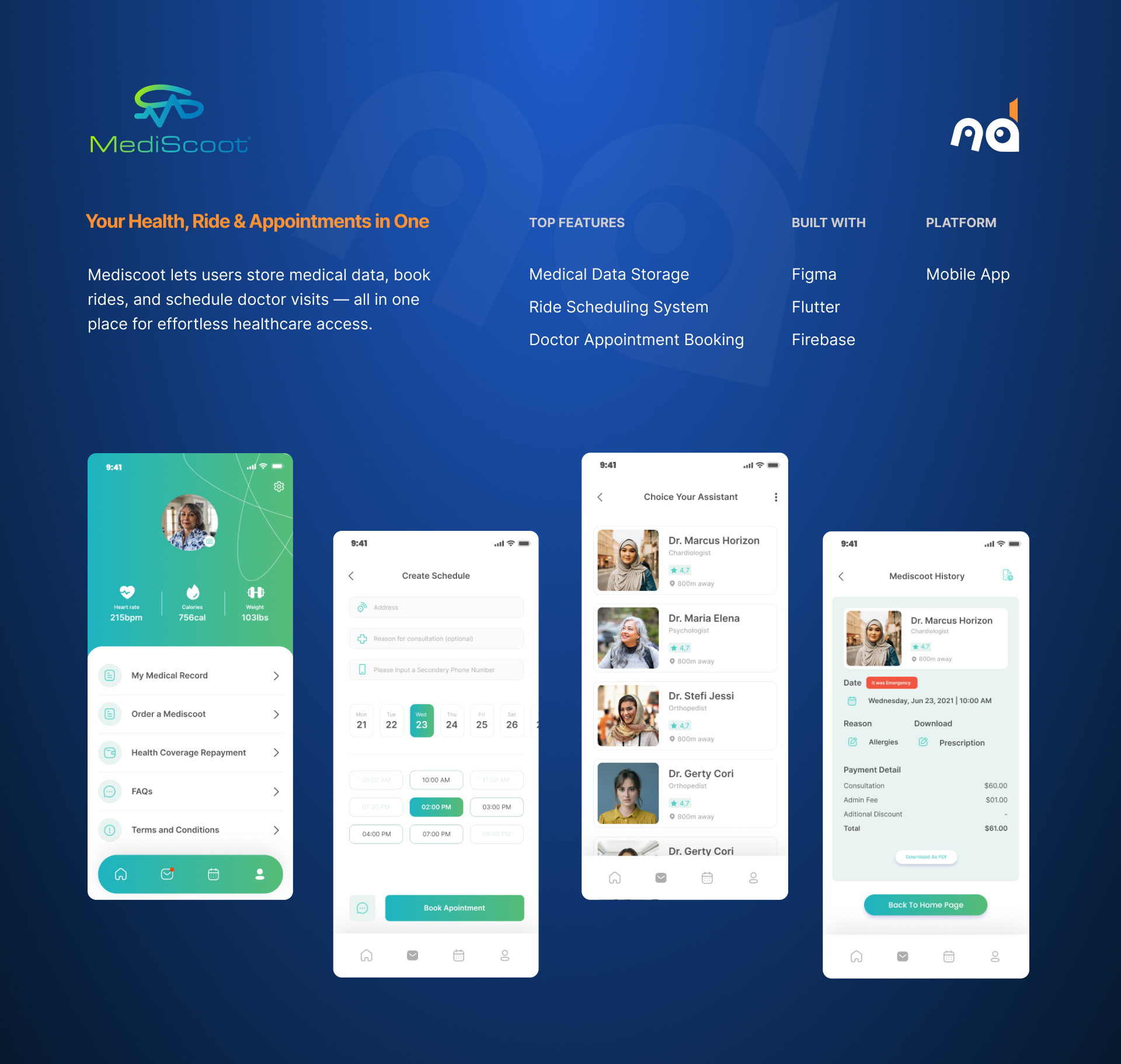 MediScoot — Health, Ride & Appointments in One
