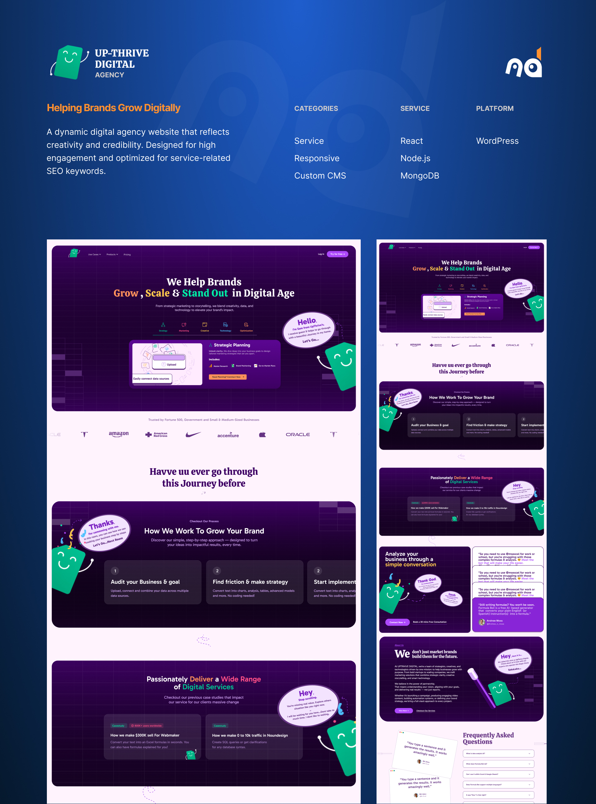 UP-THRIVE Digital — Agency Website