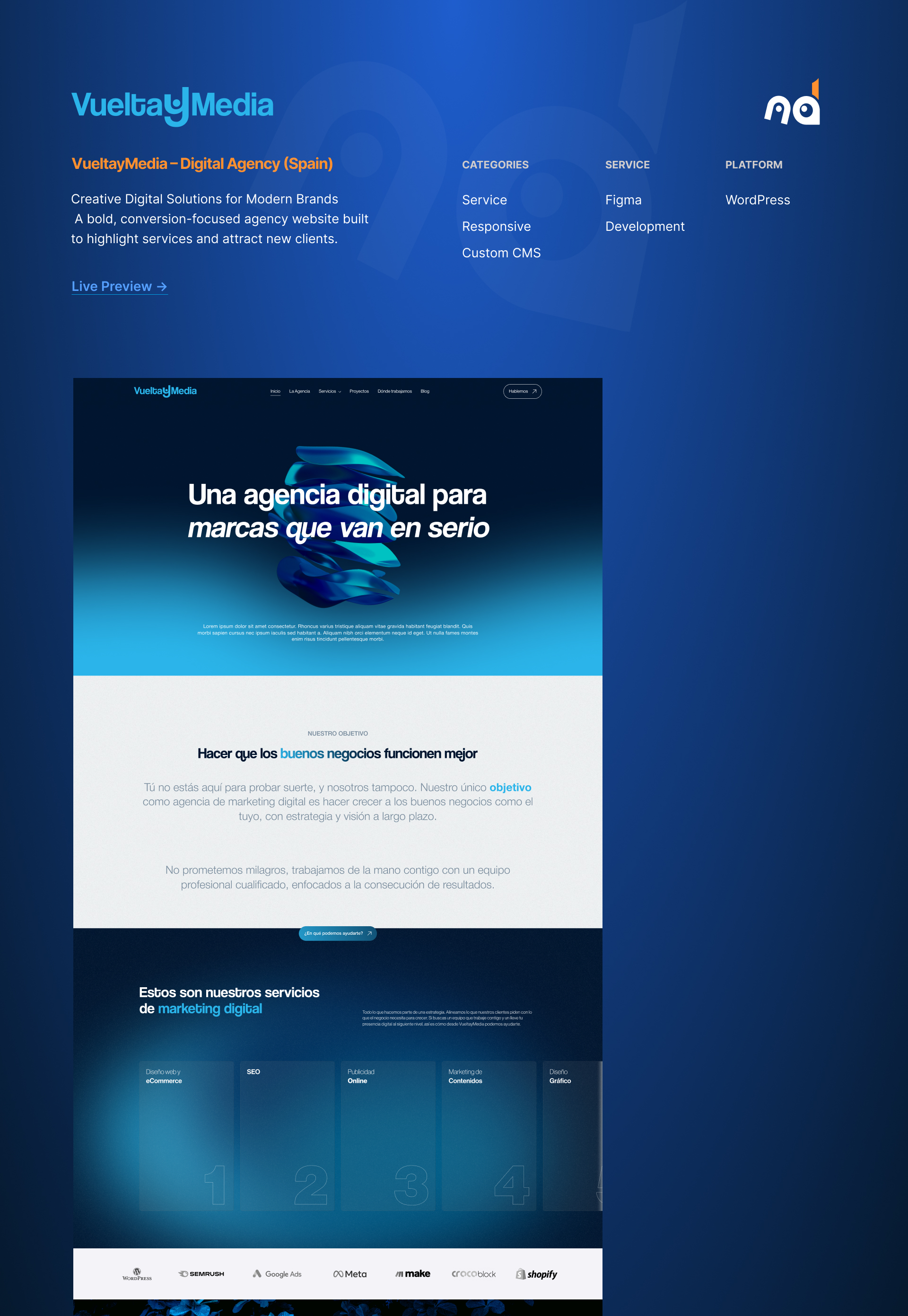 VueltayMedia — Digital Agency (Spain)